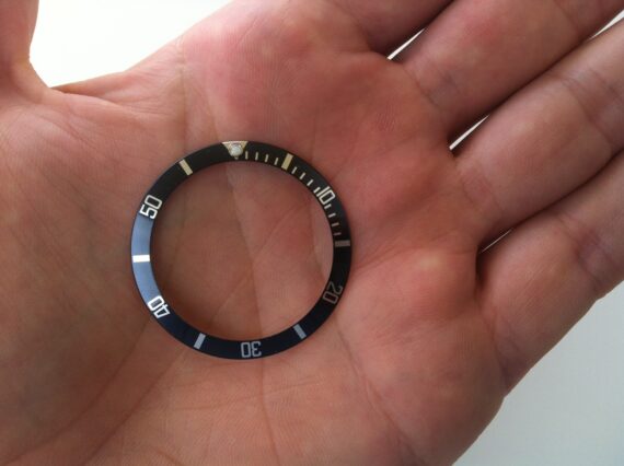 Einsatz / Lünette BLAU VERBLASST- Rolex Submariner