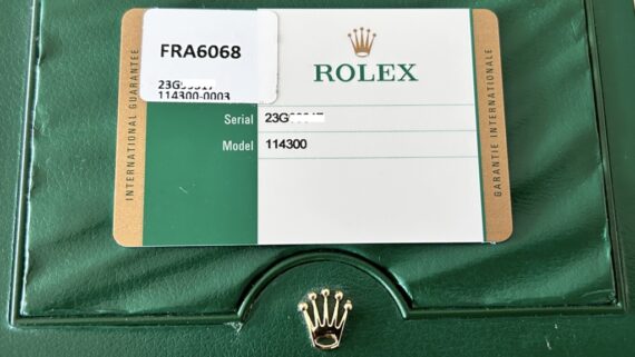 Rolex Oyster Perpetual 114300 (122017)