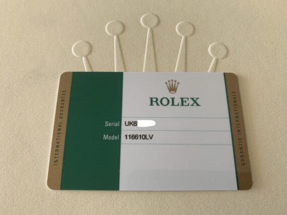 Rolex Submariner Date 116610LV (05/2017)
